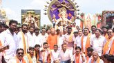 ತುಮಕೂರಿನಲ್ಲಿ ಹಿಂದೂ ಮಹಾಗಣಪತಿಯ ವೈಭವದ ಶೋಭಾಯಾತ್ರೆ