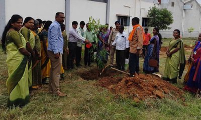 ಧರ್ಮಸ್ಥಳ ಯೋಜನೆ ವತಿಯಿಂದ ಸಾಮಾಜಿಕ ಅರಣ್ಯೀಕರಣ