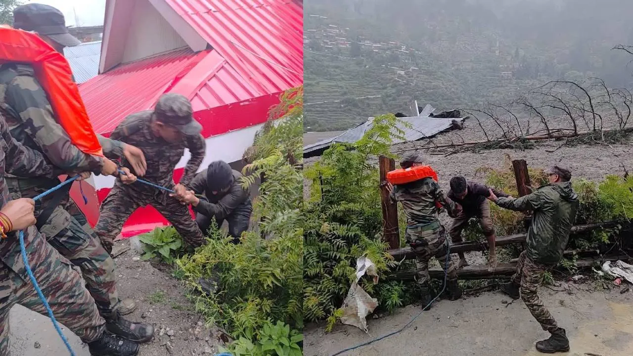 Twin Cloudbursts: ಉಕ್ಕೇರಿದ ಪ್ರವಾಹಕ್ಕೆ ಬದುಕು ಛಿದ್ರ ಛಿದ್ರ; ಉತ್ತರಕಾಶಿಯ ಅವಳಿ ಮೇಘಸ್ಫೋಟದ ದುರಂತ ಚಿತ್ರಣ - Image 5