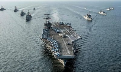 ಯುಎಸ್ಎಸ್ ಅಬ್ರಹಾಂ ಲಿಂಕನ್ ಮೇಲೆ ಕ್ಷಿಪಣಿ ಹಾರಿಸಿದ ಇರಾನ್