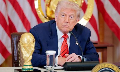 ಫಿಫಾ ವಿಶ್ವಕಪ್ ಫೈನಲ್ಸ್ ಡ್ರಾದಲ್ಲಿ ಟ್ರಂಪ್ ಭಾಗಿ