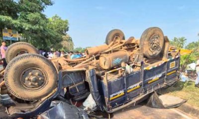 ಉಡುಪಿಯ ಕಾಪು ಬಳಿ ಟೆಂಪೋ ಪಲ್ಟಿಯಾಗಿ ಐವರ ದುರ್ಮರಣ