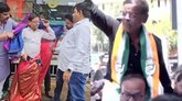 ಬಿಜೆಪಿ ಕಾರ್ಯಕರ್ತನಿಗೆ ಸೀರೆ ಉಡಿಸಿ ಅಪಮಾನ- ವಿಡಿಯೊ ನೋಡಿ