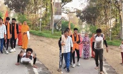 ಡಿವೋರ್ಸ್‌ ನೀಡಿದ ಪತ್ನಿ; 9 ಕಿ.ಮೀ. ದಂಡವತ್ ನಮಸ್ಕಾರ ಹಾಕಿದ ಪತಿ