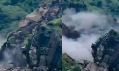 ಉತ್ತರಾಖಂಡದಲ್ಲಿ ಭೂಕುಸಿತ: ತೀವ್ರತೆ ನೋಡಿ ಬೆಚ್ಚಿಬಿದ್ದ ನೆಟ್ಟಿಗರು