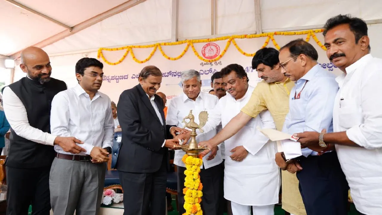 ಬೆಂಗಳೂರಿನಿಂದ 100 ಕಿ.ಮೀ. ದೂರದ ಸ್ಥಳಗಳಿಗೆ ಚತುಷ್ಪಥ ರೈಲ್ವೆ ಮಾರ್ಗ: ವಿ. ಸೋಮಣ್ಣ