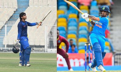 ಕರ್ನಾಟಕ ಎದುರು 33 ಎಸೆತಗಳಲ್ಲಿ ಸೆಂಚುರಿ ಬಾರಿಸಿದ ಇಶಾನ್‌ ಕಿಶನ್‌!