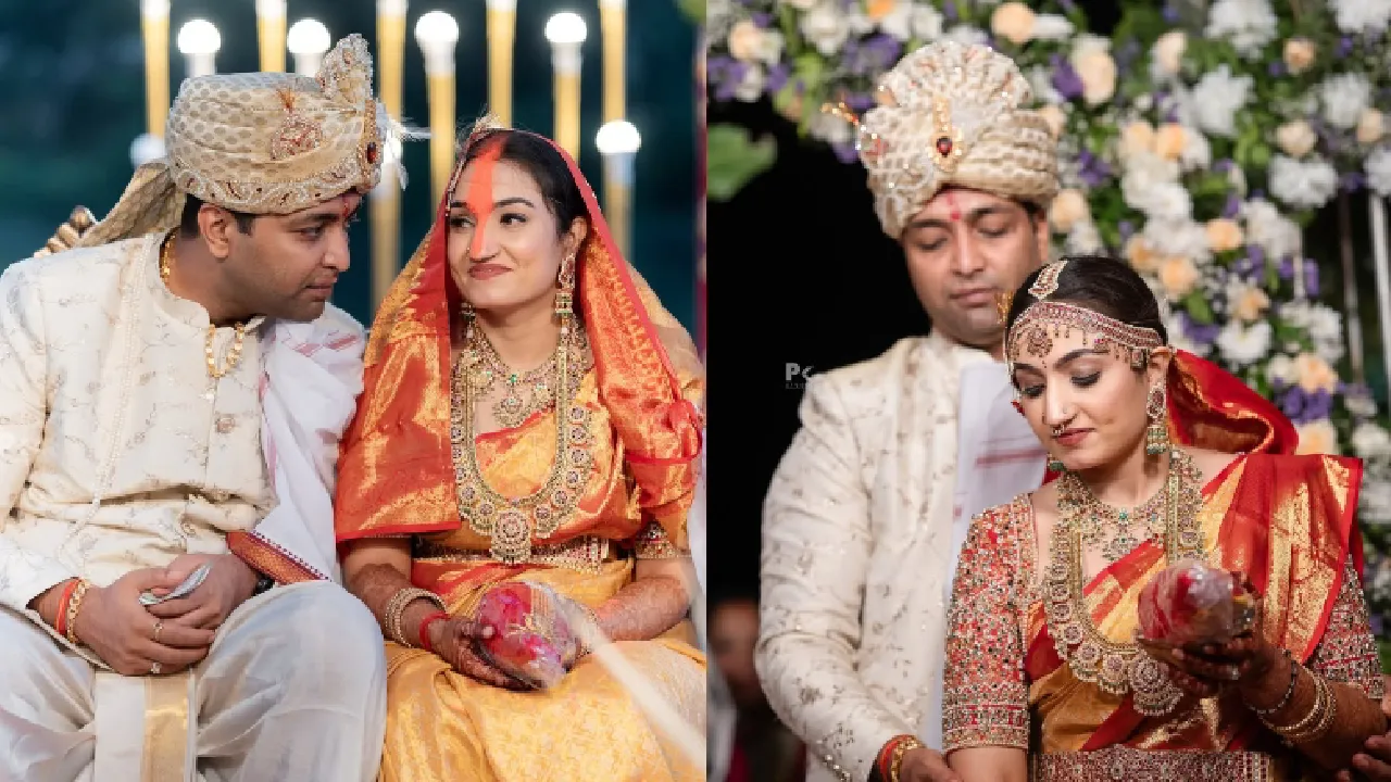 Vaishnavi Gowda:  ವಾಯುಸೇನಾಧಿಕಾರಿಯನ್ನು ವರಿಸಿದ ನಟಿ ವೈಷ್ಣವಿ ಗೌಡ; ವಿವಾಹದ ಫೋಟೋ ನೋಡಿ - Image 5