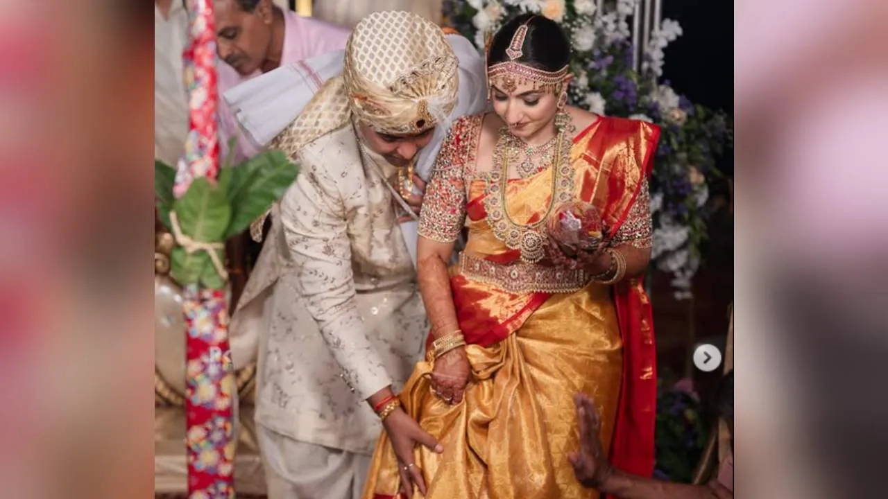 Vaishnavi Gowda: ಮದುವೆ ಸಂಭ್ರಮದ ಸುಂದರ ಕ್ಷಣ ಹಂಚಿಕೊಂಡ ವೈಷ್ಣವಿ ಗೌಡ: ಇಲ್ಲಿದೆ ಫೋಟೋಸ್ - Image 4