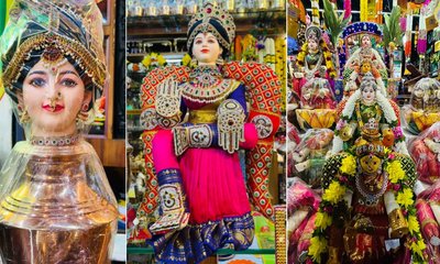 ಹಬ್ಬಕ್ಕೆ ಲಗ್ಗೆ ಇಟ್ಟ ರೆಡಿಮೇಡ್ ವರಮಹಾಲಕ್ಷ್ಮಿ ಅಲಂಕಾರಿಕ ಸಾಮಗ್ರಿಗಳು