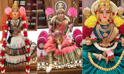 ಬಿಂದಿಗೆ ಬಳಸಿ ವರಮಹಾಲಕ್ಷ್ಮೀಗೆ ಸೀರೆ ಉಡಿಸಲು ಇಲ್ಲಿದೆ ಸುಲಭೋಪಾಯ
