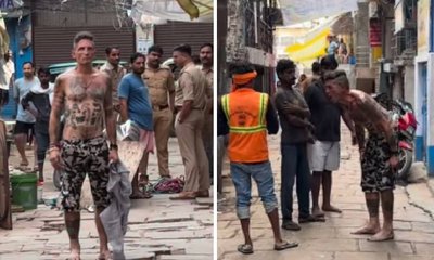 ವಾರಣಾಸಿಯಲ್ಲಿ ಮನೆಗಳಿಗೆ ನುಗ್ಗಿ ಅವಾಂತರ ಸೃಷ್ಟಿಸಿದ ವಿದೇಶಿಗ