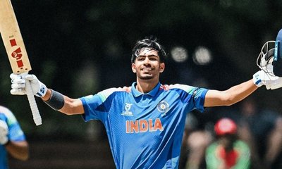 ಅಂಡರ್‌-19 ವಿಶ್ವಕಪ್‌ ಪಂದ್ಯದಲ್ಲಿ ಶತಕ ಬಾರಿಸಿದ ವಿಹಾನ್‌ ಮಲ್ಹೋತ್ರಾ!