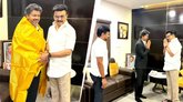 ಎಂ.ಕೆ. ಸ್ಟಾಲಿನ್ ಭೇಟಿಯಾದ ನೂತನ ಮುಖ್ಯಮಂತ್ರಿ ವಿಜಯ್