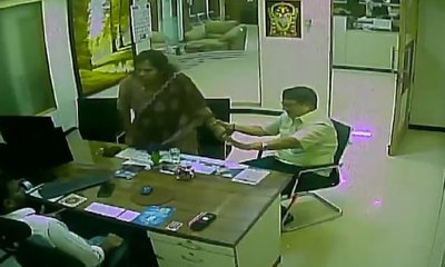 SBI ಬ್ರಾಂಚ್ ಮ್ಯಾನೇಜರ್‌ಗೆ ಕಪಾಳಮೋಕ್ಷ ಮಾಡಿದ ಕರುಣಾನಿಧಿ ಮೊಮ್ಮಗಳು