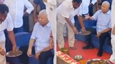 ಶೂ ಧರಿಸಿ ಹವನದಲ್ಲಿ ಪಾಲ್ಗೊಂಡ  ಲಾಲು ಪ್ರಸಾದ್ ಯಾದವ್!