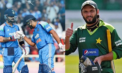 ರೋಹಿತ್‌, ಕೊಹ್ಲಿ ಏಕದಿನ ವಿಶ್ವಕಪ್‌ ಆಡಬೇಕೆಂದ ಅಫ್ರಿದಿ!