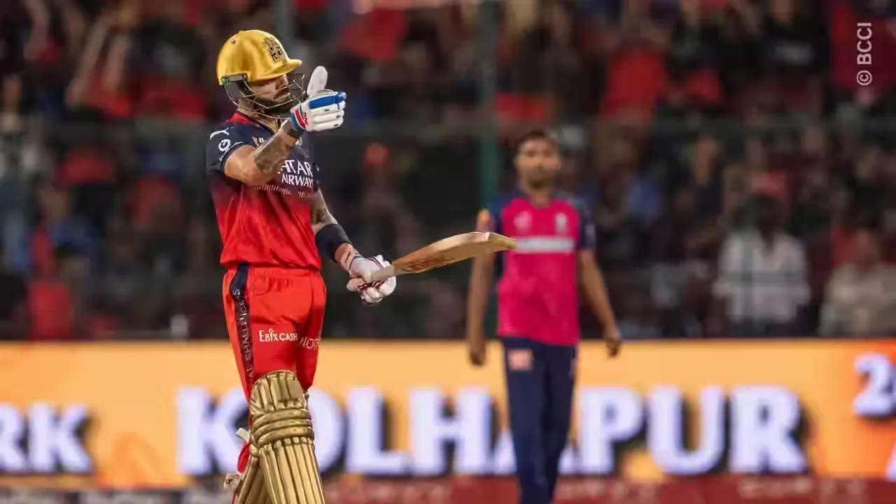 ʻಎಂ ಚಿನ್ನಸ್ವಾಮಿ ಕ್ರೀಡಾಂಗಣದಲ್ಲಿ 3500 ರನ್‌ʼ-ಇತಿಹಾಸ ಬರೆದ ವಿರಾಟ್‌ ಕೊಹ್ಲಿ! - Image 6