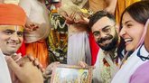ಕುಟುಂಬ ಸಮೇತರಾಗಿ ರಾಮ ಮಂದಿರಕ್ಕೆ ಭೇಟಿ ನೀಡಿದ ಕೊಹ್ಲಿ