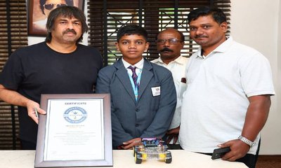 ʼಇಂಟರ್‌ನ್ಯಾಷನಲ್‌ ಬುಕ್ ಆಫ್ ರೆಕಾರ್ಡ್ಸ್ʼ ಸೇರಿದ ಸೊರಬದ ಬಾಲಕ ವಿರಾಟ್