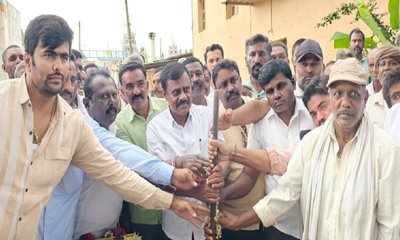 31 ಕೋಟಿ ವೆಚ್ಚದ ಕಾಮಗಾರಿಗೆ ಶಾಸಕ ಎಸ್ ಆರ್ ಶ್ರೀನಿವಾಸ್ ಭೂಮಿ ಪೂಜೆ