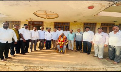 ಕೇಂದ್ರ ರೇಷ್ಮೆ ಮಂಡಳಿಯ ಸದಸ್ಯ ಮಳ್ಳೂರು ಶಿವಣ್ಣನವರಿಗೆ ಸನ್ಮಾನ