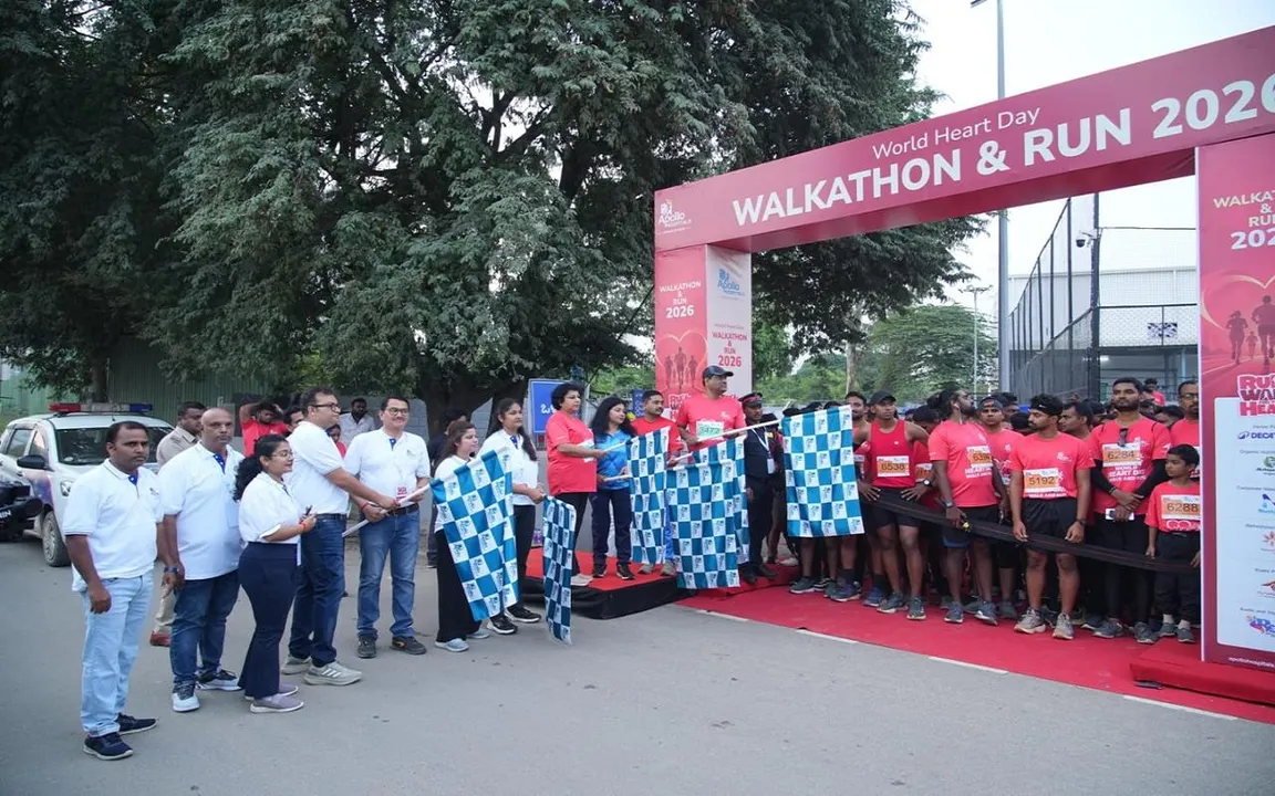 ಸರ್ಜಾಪುರದ ಅಪೋಲೋ ಆಸ್ಪತ್ರೆಯಿಂದ ಹೃದಯದ ಆರೋಗ್ಯದ ಅರಿವು ಮೂಡಿಸಲು ನಡಿಗೆ ಮತ್ತು ಓಟದ ಕಾರ್ಯಕ್ರಮ