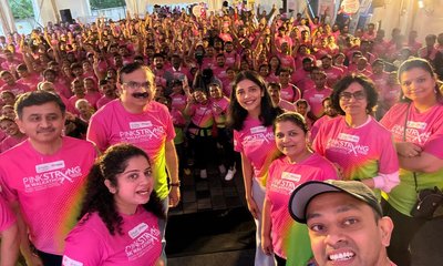 ಸ್ತನ ಕ್ಯಾನ್ಸರ್ ಜಾಗೃತಿ: ವಾಕಥಾನ್‌ನಲ್ಲಿ 3,000ಕ್ಕೂ ಹೆಚ್ಚು ಜನರ ಭಾಗಿ