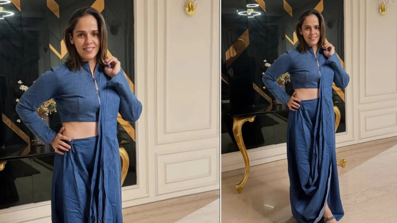 Winter Fashion 2026: ಕ್ರೀಡಾ ಪ್ರೇಮಿಗಳನ್ನು ಸೆಳೆದ ಸೈನಾ ನೆಹ್ವಾಲ್‌ ಡೆನಿಮ್‌ ರೆಡಿ ಸೀರೆ - Image 5