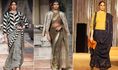 ಚಳಿಗಾಲದಲ್ಲಿ ಸೀರೆಗೂ ಸಿಕ್ತು ಲೇಯರ್ ಲುಕ್