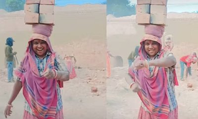 ತಲೆಯ ಮೇಲೆ ಇಟ್ಟಿಗೆ ಹೊತ್ತು ಮಹಿಳೆಯ ಡ್ಯಾನ್ಸ್‌: ವಿಡಿಯೊ ನೋಡಿ