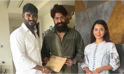 ʻರಾಕಿ ಭಾಯ್‌ʼ ಯಶ್‌ ದಂಪತಿಗೆ ಮದುವೆ ಲಗ್ನಪತ್ರಿಕೆ ನೀಡಿದ ನಟ ಚಿಕ್ಕಣ್ಣ