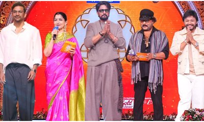 ಜೀ ಕನ್ನಡ ಕುಟುಂಬ ಅವಾರ್ಡ್ಸ್‌ನಲ್ಲಿ ಸ್ಯಾಂಡಲ್‌ವುಡ್ ತಾರೆಯ ಸಮಾಗಮ!