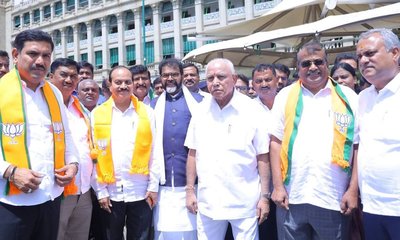 ರಾಜ್ಯಸಭೆ, ಎಂಎಲ್‌ಸಿ ಚುನಾವಣೆಗೆ ನಾಮಪತ್ರ ಸಲ್ಲಿಸಿದ ಬಿಜೆಪಿ ಅಭ್ಯರ್ಥಿಗಳು