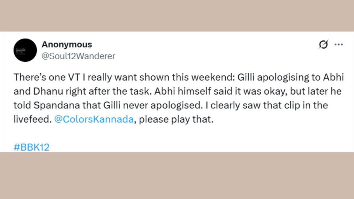 Gilli apologising to Abhi