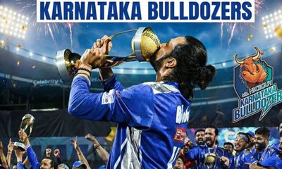 ಸೆಲೆಬ್ರಿಟಿ ಕ್ರಿಕೆಟ್ ಲೀಗ್; ಚಾಂಪಿಯನ್ ಆದ ಕರ್ನಾಟಕ ಬುಲ್ಡೋಜರ್ಸ್