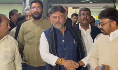 ದೆಹಲಿ ತಲುಪಿದ ಡಿಕೆಶಿ; ಸೋನಿಯಾ ಗಾಂಧಿ ಭೇಟಿ ಬಗ್ಗೆ ಹೇಳಿದ್ದೇನು?