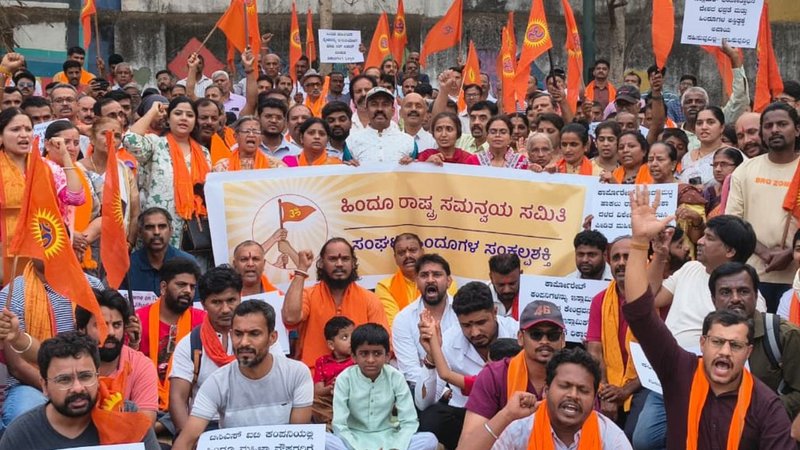 _Hindu organizations protest