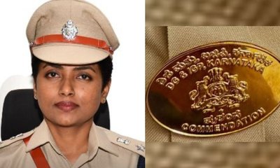 ಹಾವೇರಿ ಎಸ್‌ಪಿ ಯಶೋಧಾ ವಂಟಗೋಡಿಗೆ ಡಿಜಿ-ಐಜಿಪಿ ಪ್ರಶಂಸನಾ ಪದಕ