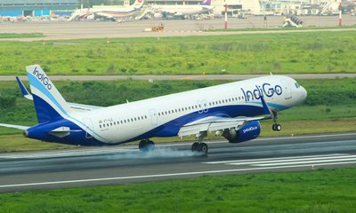 ಇಂದು ಮಧ್ಯರಾತ್ರಿವರೆಗೆ ಮುಂಬೈ, ದೆಹಲಿಗೆ ಇಂಡಿಗೋ ವಿಮಾನ ಹಾರಾಟ ರದ್ದು!