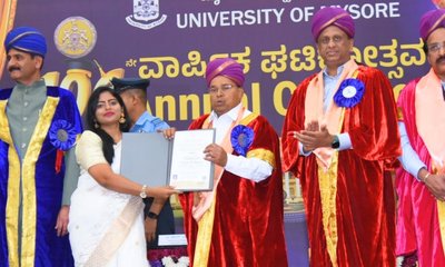 ಪತ್ರಕರ್ತೆ ಕೆ.ಎಲ್‌. ನಂದಿನಿಗೆ ಮೈಸೂರು ವಿವಿಯಿಂದ ಪಿಎಚ್‌ಡಿ ಪ್ರದಾನ