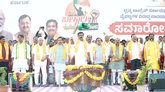 ʼಬಳ್ಳಾರಿ ಚಲೋ' ಪಾದಯಾತ್ರೆ ಸಮಾರೋಪ; ಬಿಜೆಪಿಯಿಂದ 16 ನಿರ್ಣಯಗಳು