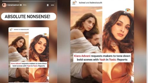 Kiara Advani denies asking for cuts in Toxic intimate scenes