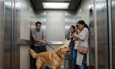 ಲಿಫ್ಟ್ ಒಳಗೆ ದಾಳಿ ನಡೆಸಿದ ಸಾಕು ನಾಯಿ; ವಿಡಿಯೊ ವೈರಲ್‌
