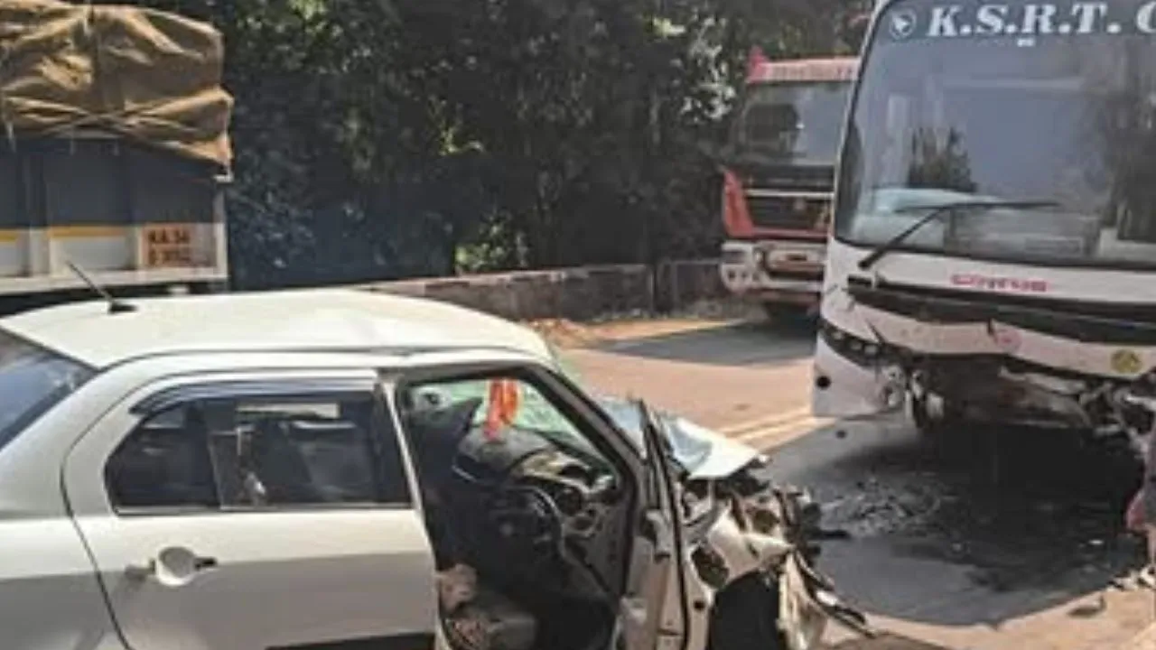 Shiradi ghat accident: ಶಿರಾಡಿ ಘಾಟ್‌ನಲ್ಲಿ ಭೀಕರ ಅಪಘಾತ; ಕೆಎಸ್‌ಆರ್‌ಟಿಸಿ ಬಸ್‌-ಕಾರು ಡಿಕ್ಕಿಯಾಗಿ ಮೂವರ ದುರ್ಮರಣ