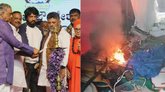 ಡಿಕೆಶಿ, ಸುದೀಪ್‌ ಭಾಗವಹಿಸಿದ್ದ ಕಾರ್ಯಕ್ರಮದಲ್ಲಿ ಬೆಂಕಿ ಅವಘಡ