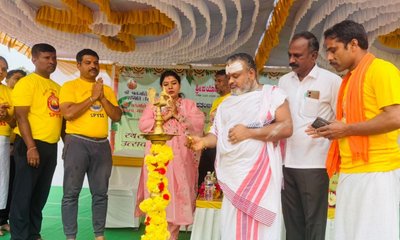 ರಥ ಸಪ್ತಮಿಗೆ 108 ಸೂರ್ಯ ನಮಸ್ಕಾರ ಕಾರ್ಯಕ್ರಮ