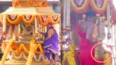 ವಿಟ್ಲಪಿಂಡಿ ಉತ್ಸವದ ವೇಳೆ ರಥದಿಂದ ಕೆಳಗೆ ಬಿದ್ದ ಕೃಷ್ಣನ ಮಣ್ಣಿನ ಮೂರ್ತಿ!