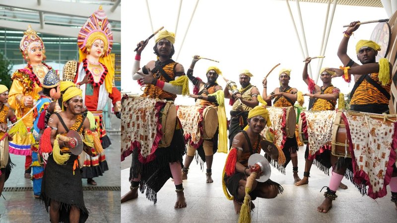 _ Dasara at Bengaluru airport (1)