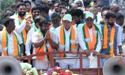 ದಾವಣಗೆರೆ ದಕ್ಷಿಣ ಬಿಜೆಪಿ ಅಭ್ಯರ್ಥಿಯಿಂದ ನಾಮಪತ್ರ ಸಲ್ಲಿಕೆ